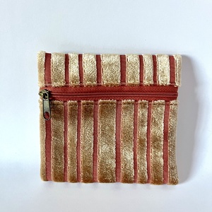 Arany csíkos pénztárca - táska & tok - pénztárca & más tok - aprópénztartó - Meska.hu