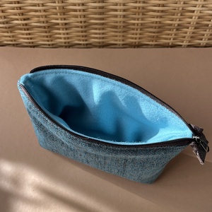 Türkiz zöld sminkes neszesszer táska - táska & tok - neszesszer - Meska.hu