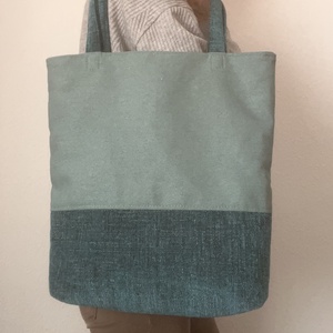 Zöld tote bag, Táska & Tok, Kézitáska & válltáska, Válltáska, Varrás, MESKA