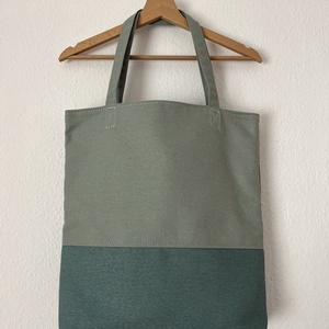 Zöld és türkiz tote bag, Táska & Tok, Kulcstartó & Táskadísz, Kulcstartó, Varrás, MESKA