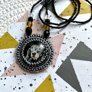 Tacskó medál - ékszer - nyaklánc - medálos nyaklánc - Meska.hu