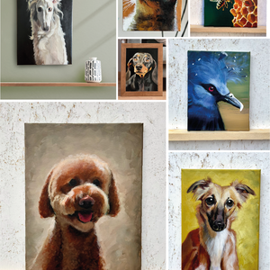 Állati porték, Művészet, Festmény, Akril, , MESKA