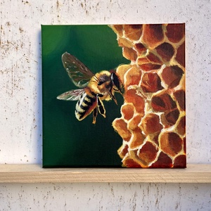 Állati porték - művészet - festmény - akril - Meska.hu