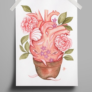 Heartplant (Szív cserépben) - Meska.hu