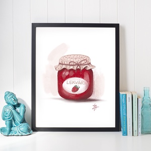 Jam (lekvár) - művészet - grafika & illusztráció - digitális - Meska.hu