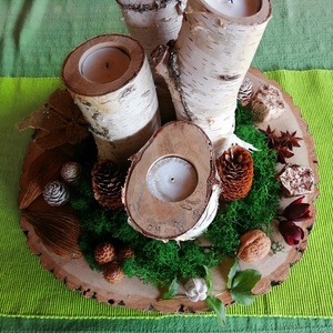 Adventi koszorú és asztaldísz - karácsony - adventi díszek - adventi koszorú - Meska.hu
