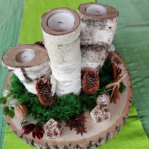 Adventi koszorú és asztaldísz - karácsony - adventi díszek - adventi koszorú - Meska.hu