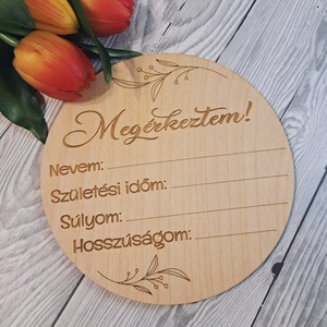 Megérkeztem tábla - Meska.hu