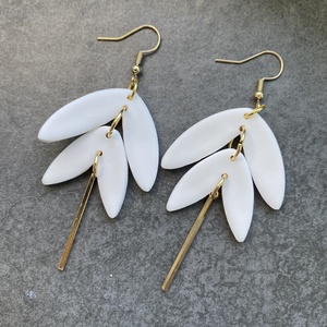White minimal leaves - Meska.hu