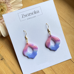 Pink and Blue Rainbow Tulip - Meska.hu
