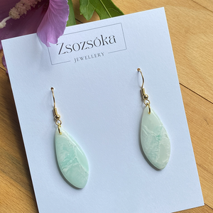 Mint Marble Small Leaves - Meska.hu