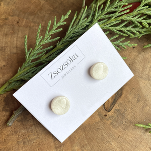 Pearl Christmas Dots - ékszer - fülbevaló - pötty fülbevaló - Meska.hu