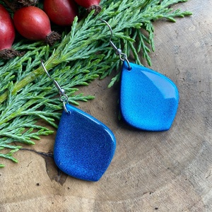 Light Blue Christmas Teardrop - Meska.hu