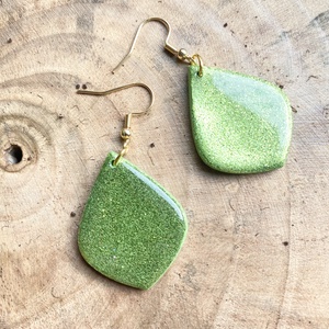 Green Christmas Teardrop - Meska.hu