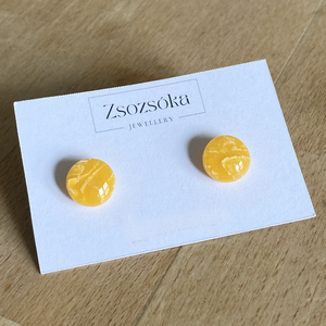 Little Fanta pötty fülbevaló, Ékszer, Fülbevaló, Pötty fülbevaló, Gyurma, MESKA