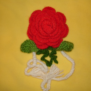 Függönyfogó horgolt rózsa -függöny összekötő - otthon & életmód - lakástextil - függöny és kiegészítő - függöny elkötő - Meska.hu