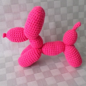 Balloon dog csavart kutya, Játék & Sport, Plüssállat & Játékfigura, Kutya, Horgolás, MESKA