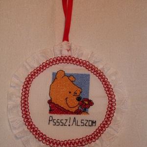 Keresztszemes himzéssel készült Baba szoba dísz, Otthon & Életmód, Babaszoba, gyerekszoba, Babaszoba dekoráció, Hímzés, MESKA