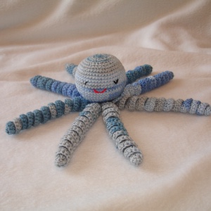 Babajáték polip amigurumi figura színesek - játék & sport - plüssállat & játékfigura - polip - Meska.hu