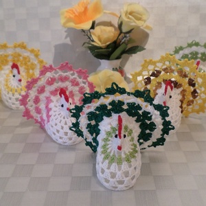 Húsvét horgolt tyúk  - otthon & életmód - dekoráció - asztal és polc dekoráció - asztaldísz - Meska.hu