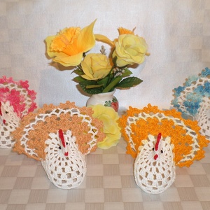 Húsvét horgolt tyúk  - otthon & életmód - dekoráció - asztal és polc dekoráció - asztaldísz - Meska.hu