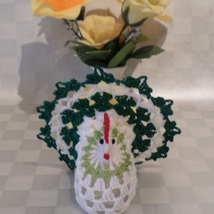 Húsvét horgolt tyúk , Otthon & Életmód, Dekoráció, Asztal és polc dekoráció, Asztaldísz, Horgolás, MESKA