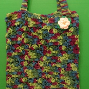  Bevásárló táska horgolt táska szatyor strand táska - táska & tok - kézitáska & válltáska - kézitáska - Meska.hu