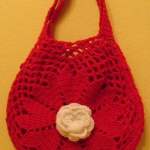  Bevásárló táska horgolt táska szatyor strand táska, Táska & Tok, Kézitáska & válltáska, Kézitáska, Horgolás, MESKA