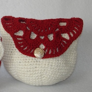 Kozmetikai táska neszesszer horgolt, Táska & Tok, Neszesszer, Horgolás, MESKA