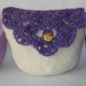 Kozmetikai táska neszesszer horgolt, Táska & Tok, Neszesszer, Horgolás, MESKA