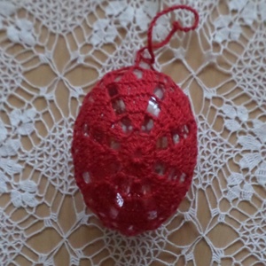 Húsvét horgolt tojás 8 cm - Meska.hu