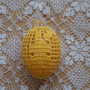 Húsvét horgolt tojás 8 cm, Otthon & Életmód, Dekoráció, Asztal és polc dekoráció, Asztaldísz, Horgolás, MESKA