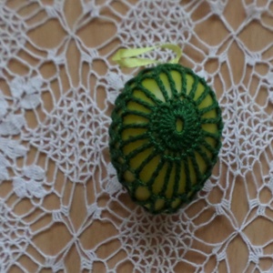 Húsvét horgolt tojás 6 cm - Meska.hu