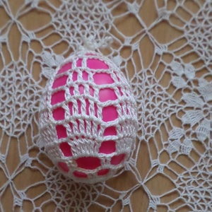 Húsvét horgolt tojás 6 cm - Meska.hu