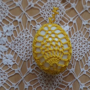 Húsvét horgolt tojás 6 cm - Meska.hu