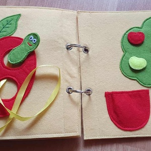 Csendes könyv, Matató foglalkoztató, Montessori játék - játék & sport - készségfejlesztő és logikai játék - montessori szivárvány, waldorf játékok - Meska.hu