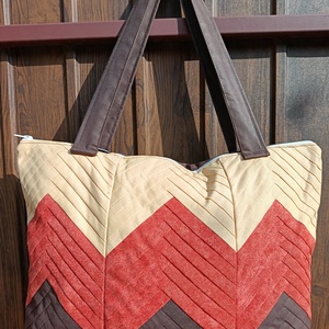 Ikrek (barna), Táska & Tok, Kézitáska & válltáska, Nagy pakolós táska, Patchwork, foltvarrás, Varrás, MESKA