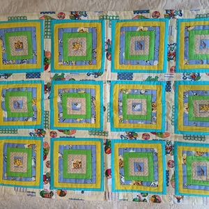 Álomba ringató babatakaró, Baba - mama, Babaágyneműk, Babatakaró, gyerek pléd, Patchwork, foltvarrás, Varrás, MESKA