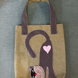 Szívesen , Táska & Tok, Kézitáska & válltáska, Válltáska, Varrás, Újrahasznosított alapanyagból készült termékek, MESKA