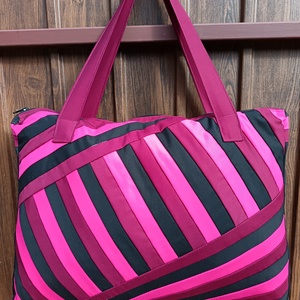 Pinki, Táska & Tok, Kézitáska & válltáska, Nagy pakolós táska, Varrás, Újrahasznosított alapanyagból készült termékek, MESKA