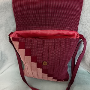 Mályvarózsa - táska & tok - kézitáska & válltáska - vállon átvethető táska - Meska.hu