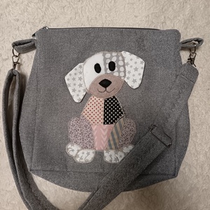 Bobika , Táska & Tok, Kézitáska & válltáska, Vállon átvethető táska, Varrás, Újrahasznosított alapanyagból készült termékek, MESKA