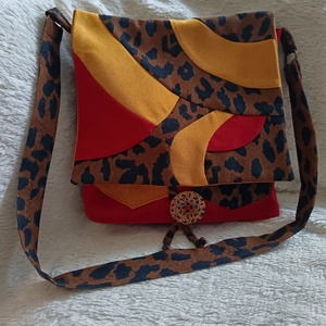Leopárdszín - táska & tok - kézitáska & válltáska - válltáska - Meska.hu