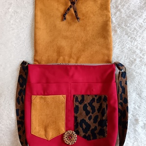 Leopárdszín - táska & tok - kézitáska & válltáska - válltáska - Meska.hu