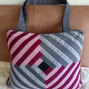 Csíkos csodás (válltáska) - táska & tok - kézitáska & válltáska - válltáska - Meska.hu