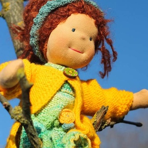 Waldorf jellegű kézműves baba - Meska.hu