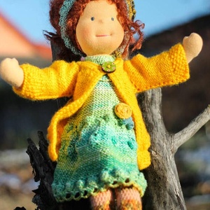 Waldorf jellegű kézműves baba -  - Meska.hu