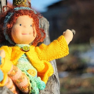 Waldorf jellegű kézműves baba -  - Meska.hu