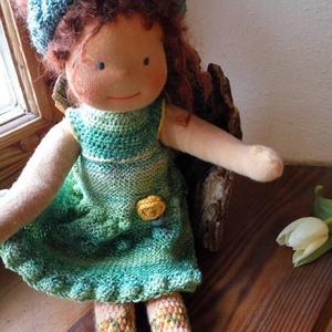 Waldorf jellegű kézműves baba -  - Meska.hu