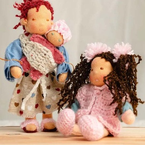 Babaházas babacsalád - játék & sport - baba & babaház - öltöztethető baba - Meska.hu